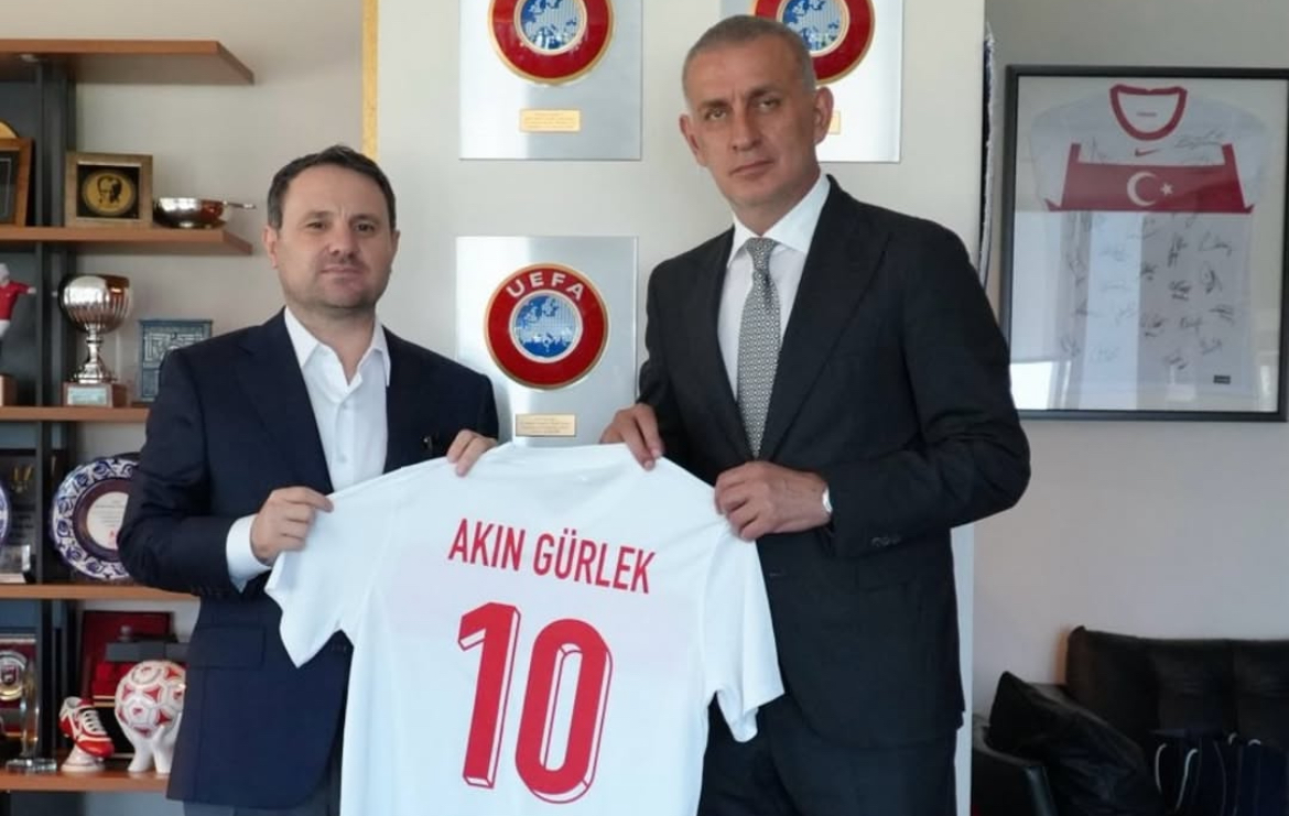 Akın Gürlek’ten TFF’ye Nezaket Ziyareti
