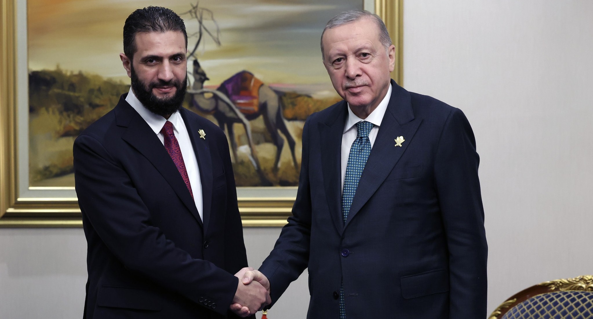 Erdoğan ile Şara Katar’da Bir Araya Geldi