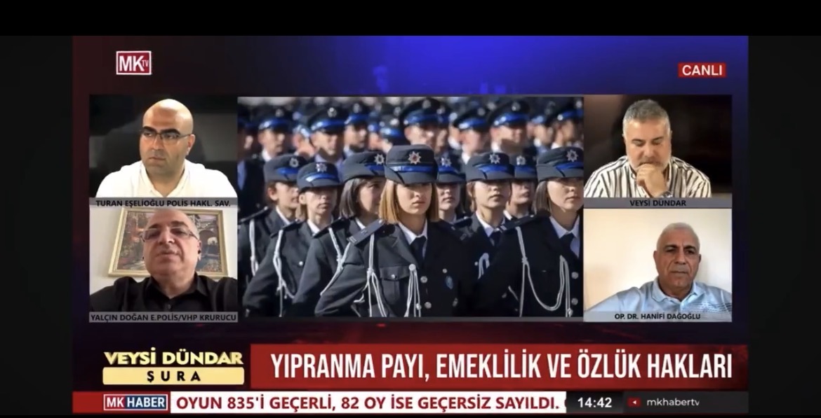 Yalçın Doğan’dan Polis İçin Sendika Vurgusu: “Temsil Hakkı Olmayanın Sorunu Çözülmez”