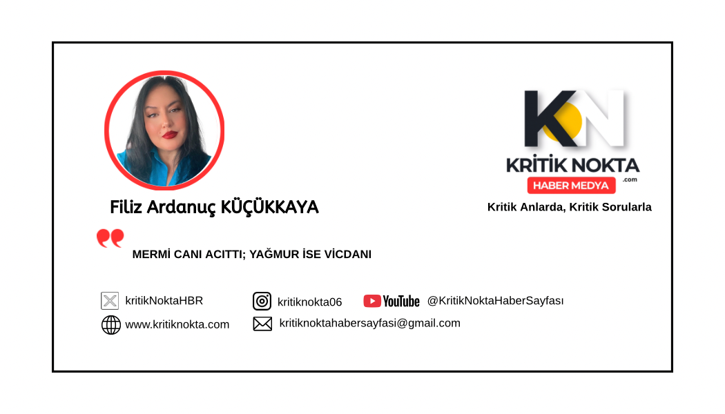 MERMİ CANI ACITTI; YAĞMUR İSE VİCDANI